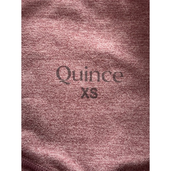 Quince Leggings Womens XS Heather Red Athletic Workout Gym Yoga Pilates Barre - Picture 3 of 7